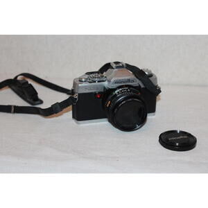 Vintage Minolta XG-1 35mm SLR Film Camera w/ Minolta Lens, Strap & Manual